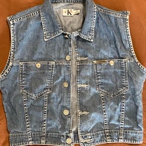 Vintage Calvin Klein Jeans Mini Denim Vest